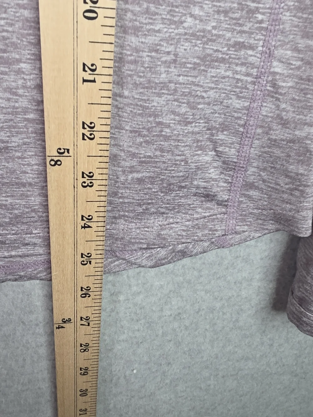 Nike Women's Heathered Lavender Quarter-Zip Pullover